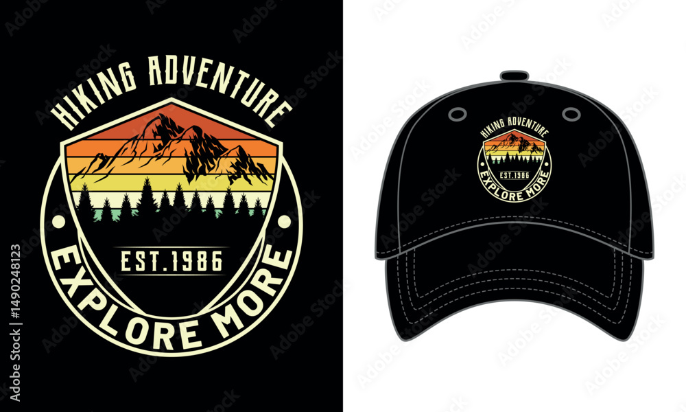 Fototapeta premium Adventure Cap design