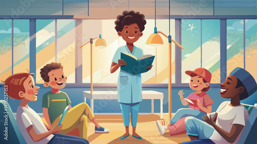Storytime in the cancer ward 10