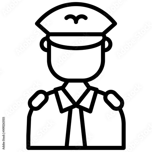 pilot line icon