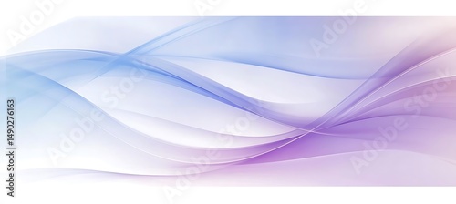 Light blue and lavender geometric waves, smooth texture 