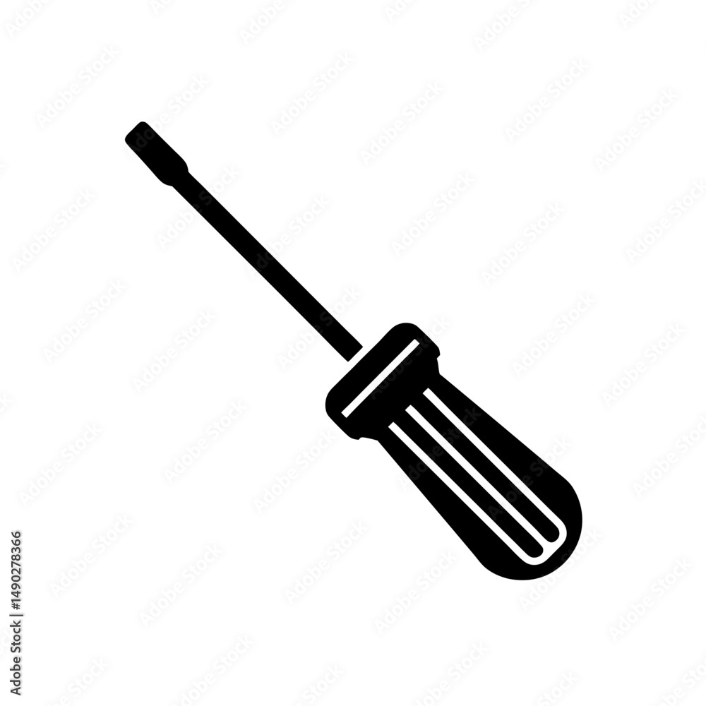 Fototapeta premium Screwdriver Icon Outline Vector Illustration