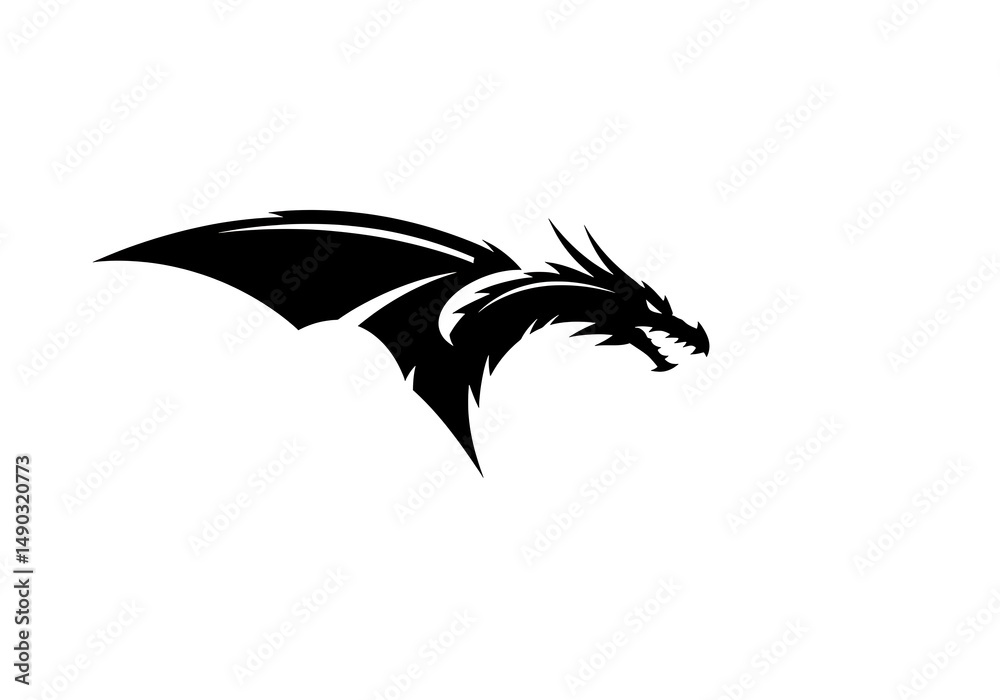 Fototapeta premium Shadow Winged Fury