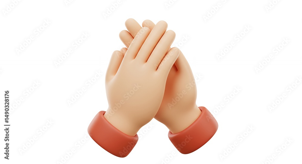 Clapping hands gesture image Clapping hands gesture image