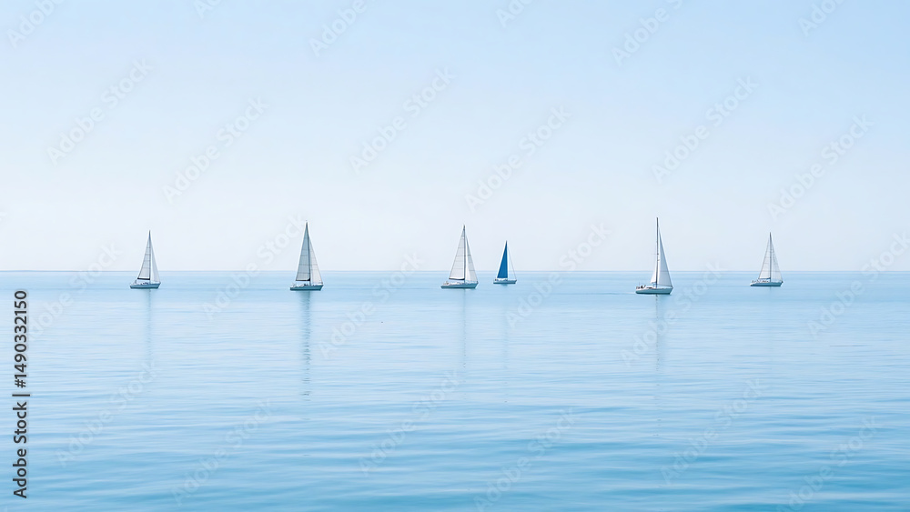 Obraz premium sailboat on the sea