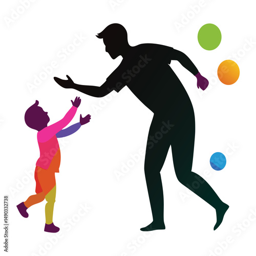 Celebrate the special bond between fathers and children with this heartwarming Happy Father’s Day vector icon set. Featuring a variety of high-quality illustrations including dads with kids, gifts.