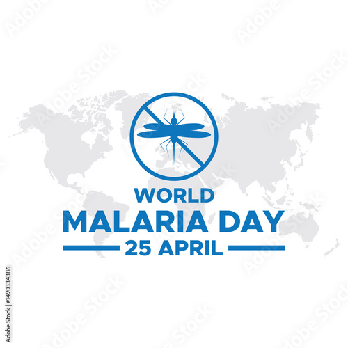 World Malaria Day design, vector illustration. Malaria Day vector banner and poster design. mosquito vector template. vector eps 10. flat design.