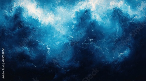 Wallpaper Mural Ocean's Depth: A Serene Abyss Torontodigital.ca