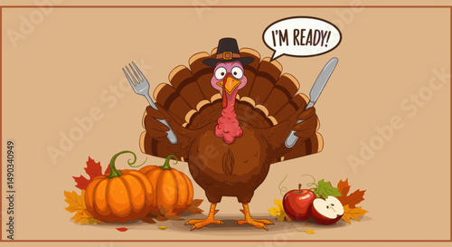 Festive greetings saying "Happy Thanksgiving" with cartoon turkeys and fall-themed backgrounds.
