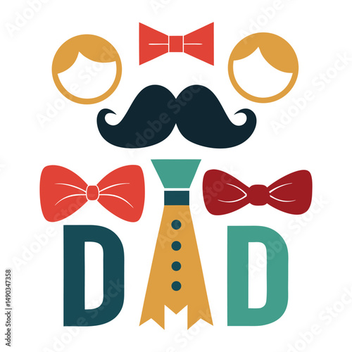 Celebrate the special bond between fathers and children with this heartwarming Happy Father’s Day vector icon set. Featuring a variety of high-quality illustrations including dads with kids, gifts.