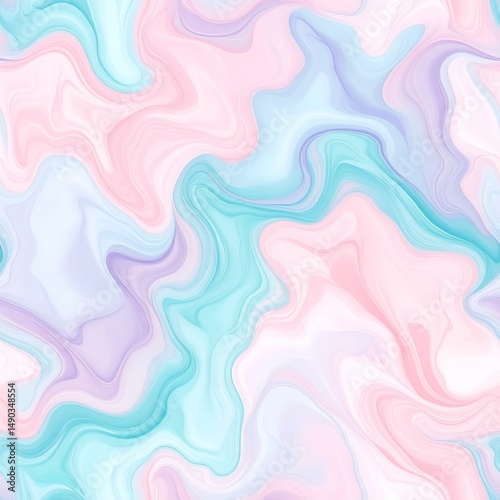 Pastel Marble Swirl Design