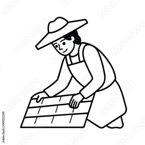 Cuban Roofer Tiling with Terra Cotta Clay