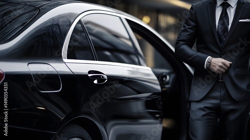 Black car service luxury transportation executive chauffeur driven vehicle business travel style 100