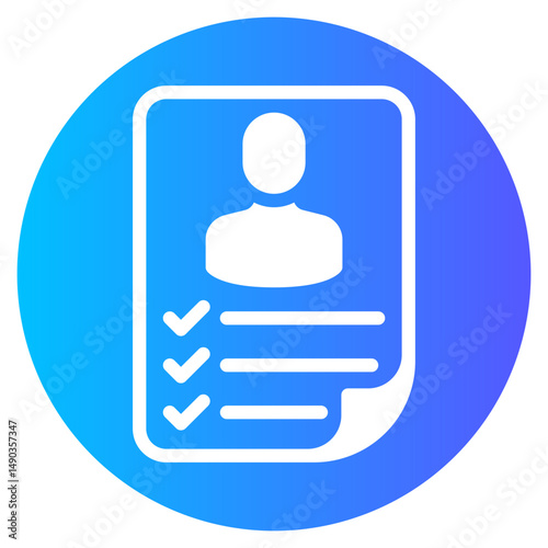 skills gradient icon