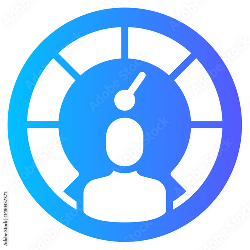 speedometer gradient icon