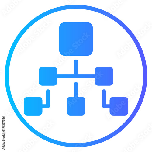 organization gradient icon