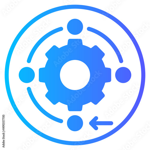 workflow gradient icon