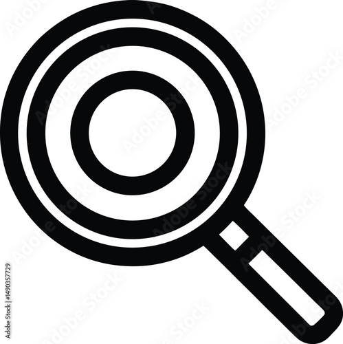 zoom in icon outline vector illustration