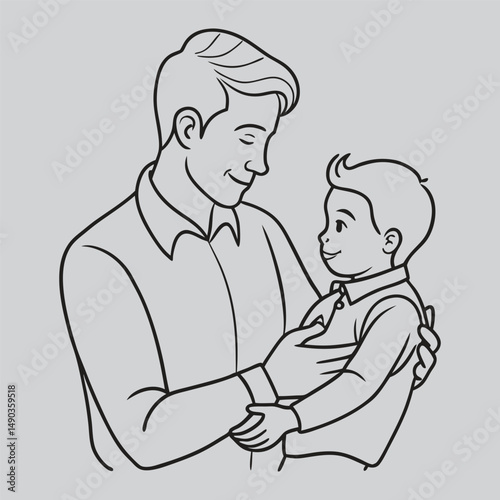 Celebrate the special bond between fathers and children with this heartwarming Happy Father’s Day vector icon set. Featuring a variety of high-quality illustrations including dads with kids, gifts.