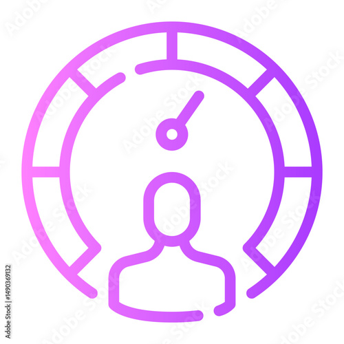 speedometer gradient icon