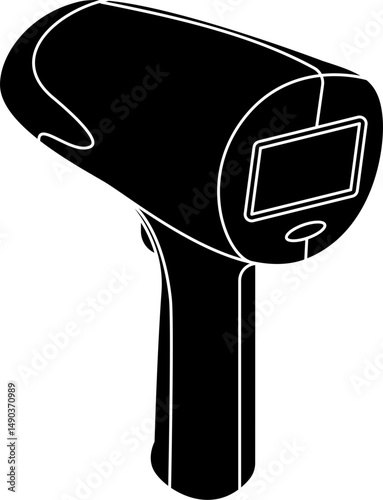Bobsleigh speed silhouette vector