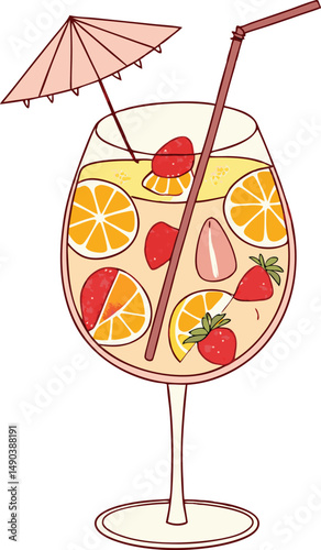 Mocktail Silhouette Design for Craft Projects. Creative Mocktail Silhouette Design for Printing. Mocktail Silhouette Design for Digital Use. Mocktail Silhouette Art Design for DIY Crafts