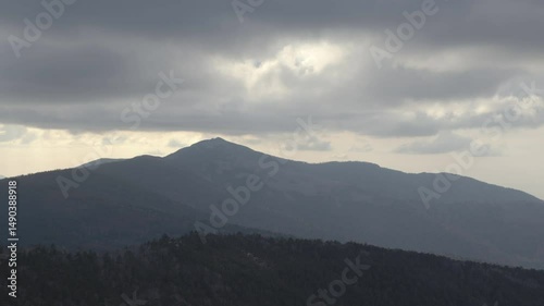Mount Mount Livadiyskaya. Timelapse. photo