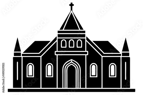 Jewish Synagogue Exterior Vector