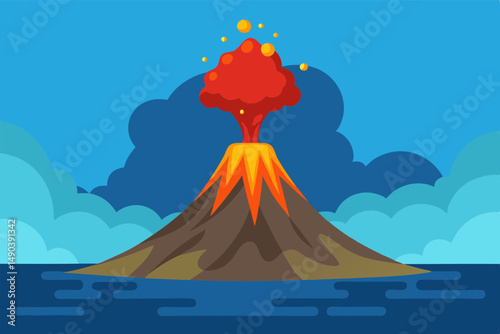 Deep Sea Volcanic Eruption Design