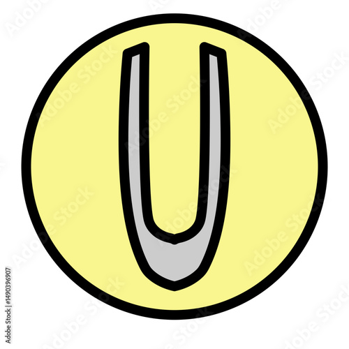Sugar Tongs Vector Filled Icon Design