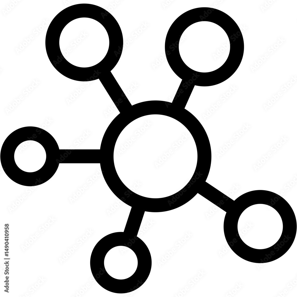 Network Icon Vector Symbol Design Illustration