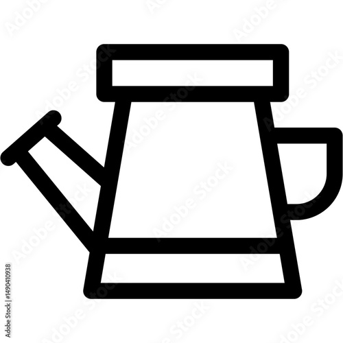 Watering Can Icon Vector Symbol Design Illustration