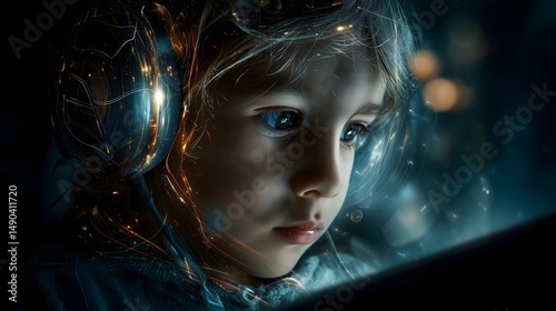 Bci headset immersive learning experience photo