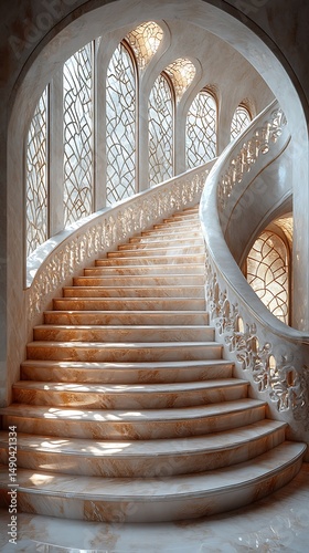 staircase in the old house