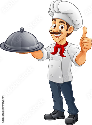 Chef Baker Cartoon Cook Foo...