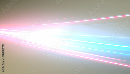 Abstract Pink Blue Purple Light Streaks Background