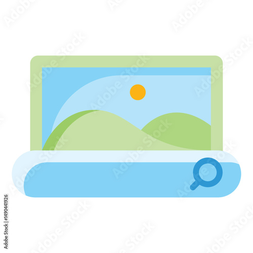 Search Image Flat Icon