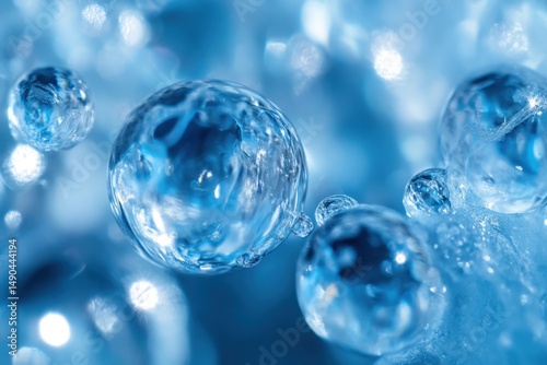 Wallpaper Mural Intriguing macro shot of ice bubbles captured in gigapixel standard nature photography crystal clear environment abstract viewpoint Torontodigital.ca