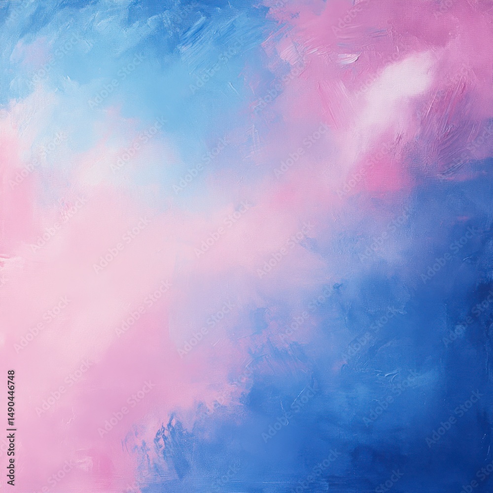 Obraz premium Abstract Pastel Pink And Blue Painted Texture Background