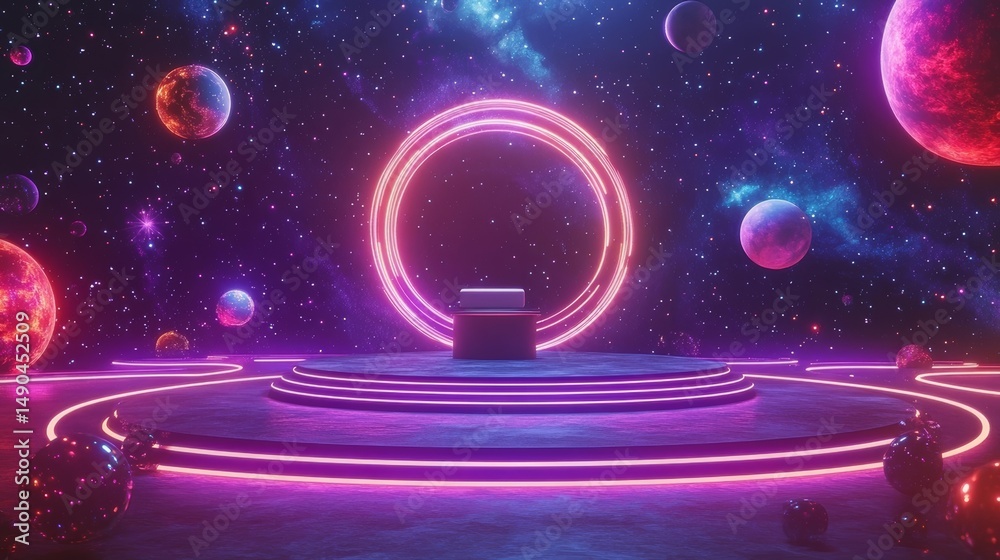 Obraz premium abstract space background