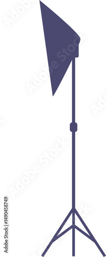 Additional studio light vector illustration