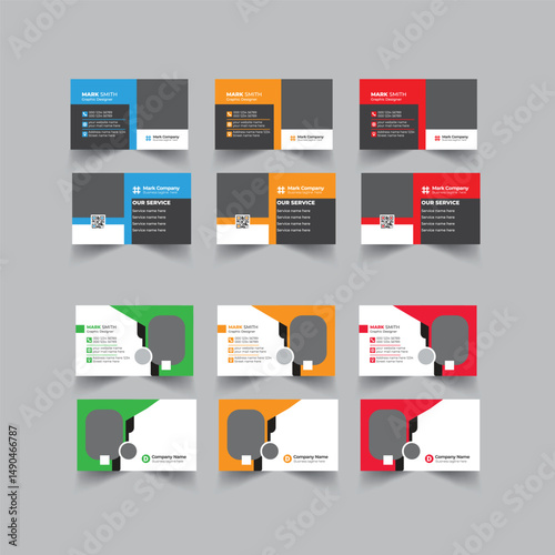 Modern Business Card - Creative and Clean Business Card Template.