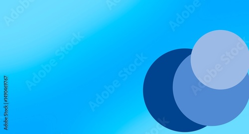 water of blue color gradient with blue circle backgrond and wallpaper