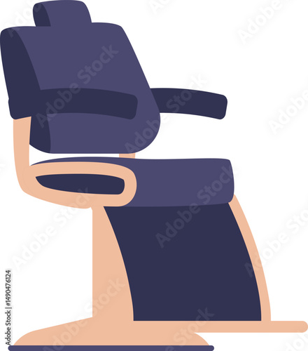Chair beauty salon furniture vector illustration