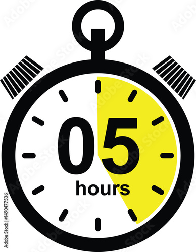 Timer, clock, stopwatch of minute, second and hour icon set. Countdown alarm timer symbol vector collection isolated on transparent background. Label cooking time speed. Watch timepiece sign.