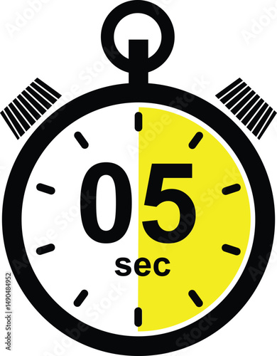Timer, clock, stopwatch of minute, second and hour icon set. Countdown alarm timer symbol vector collection isolated on transparent background. Label cooking time speed. Watch timepiece sign.