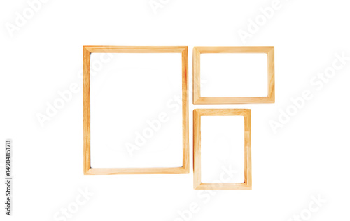 Natural Wood Picture Frame, Home Decor Mockup