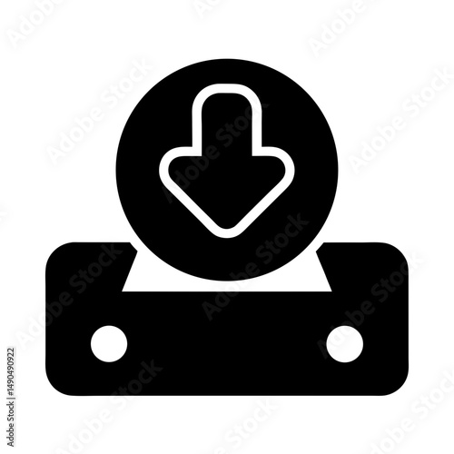 backup server icon silhouette
