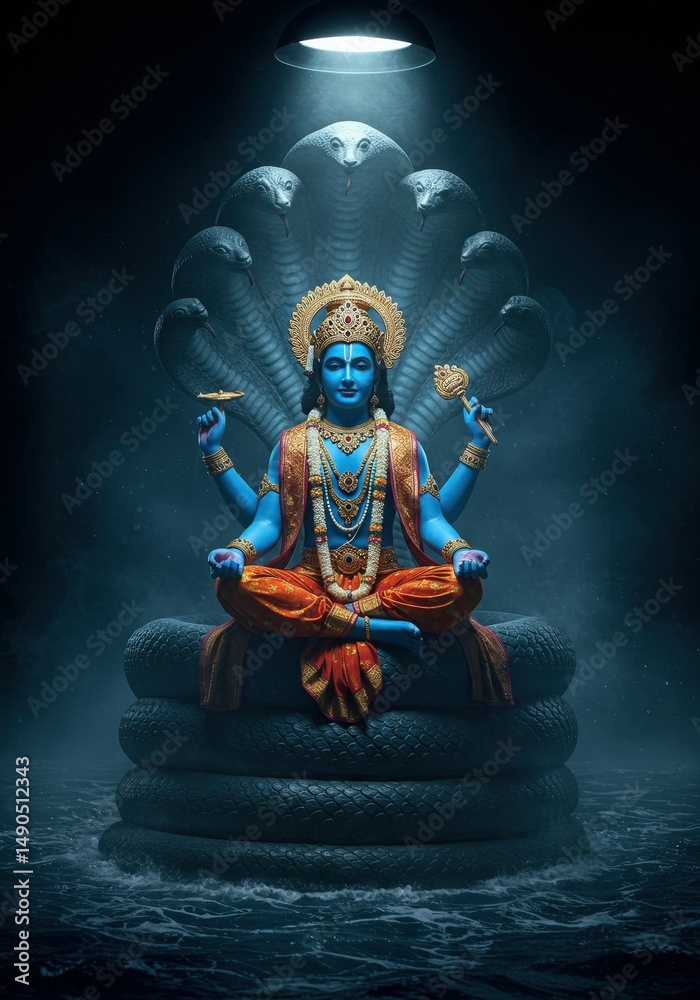 Naklejka premium Lord Vishnu 