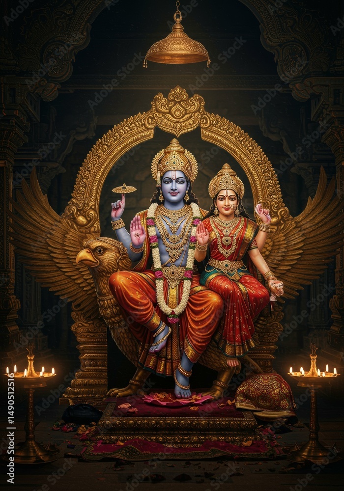 Fototapeta premium Lord Vishnu 