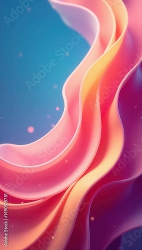 Subtle color gradients, flowing forms, ethereal feel, serene, artwork